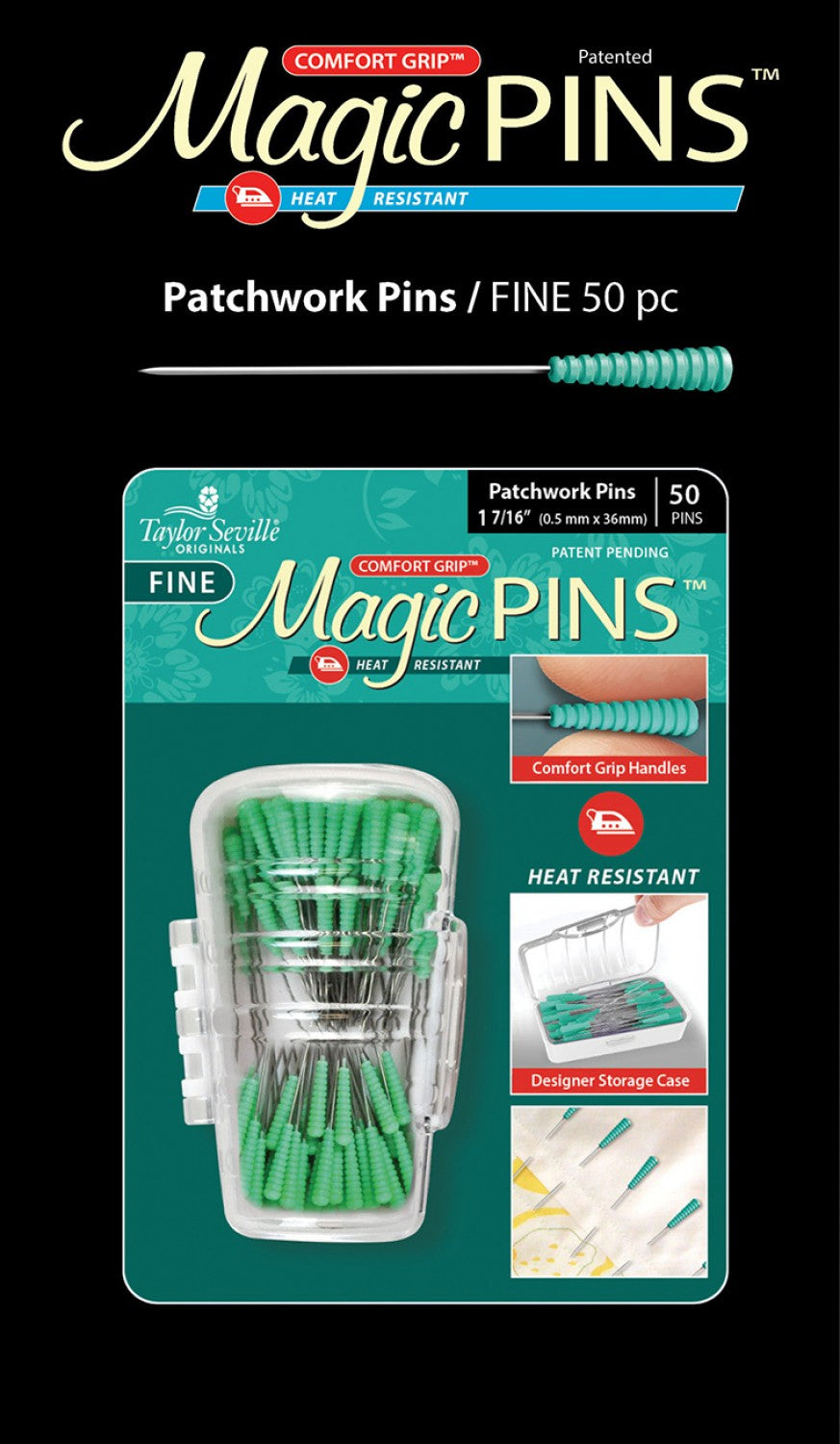Magic Pins - Patchwork Fine 50pc