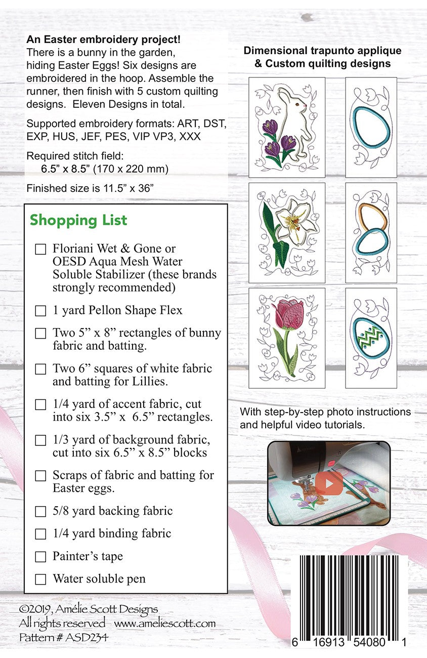 Amelie Scott - Easter Garden Table Runner