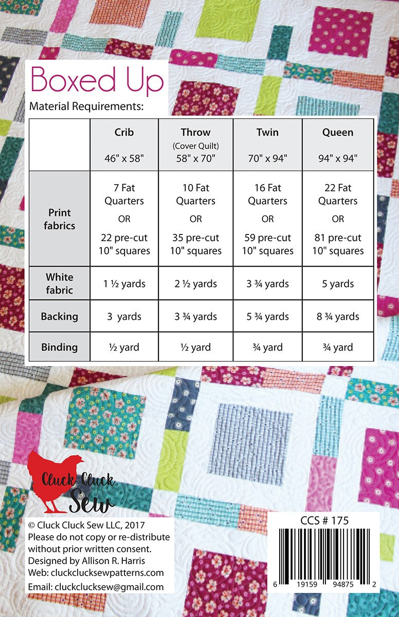 Cluck Cluck Sew - Boxed Up