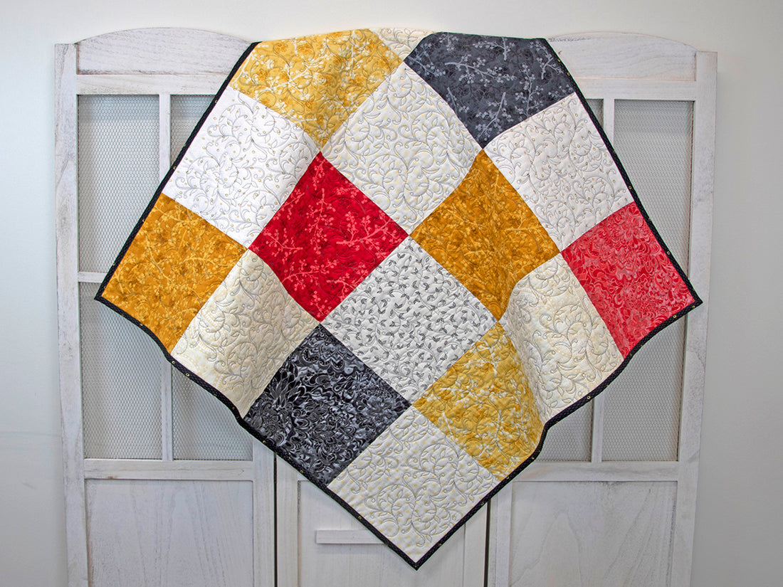 Edge-to-Edge Quilting (E2E) in the Embroidery Hoop