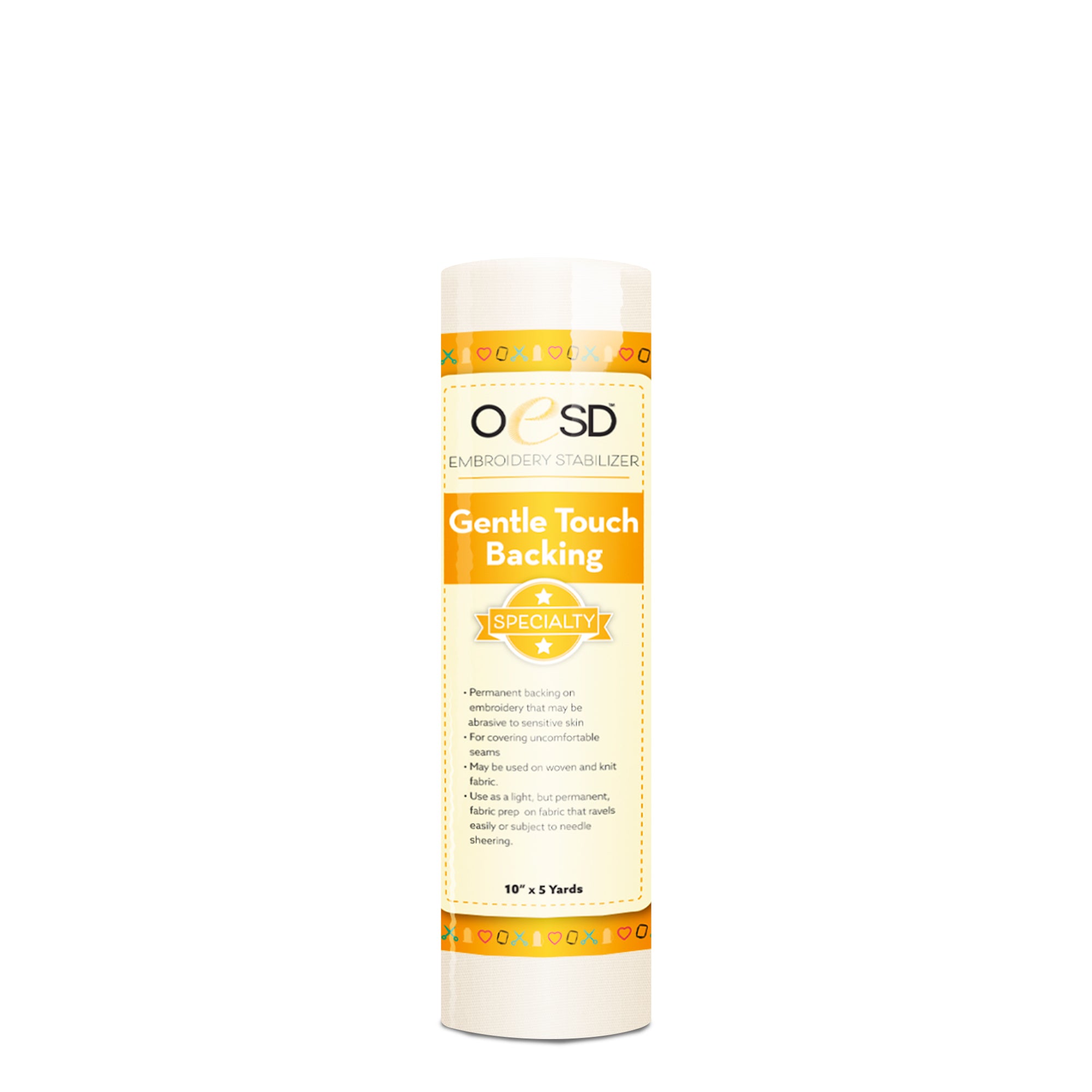 OESD Gentle Touch Backing roll on a white background