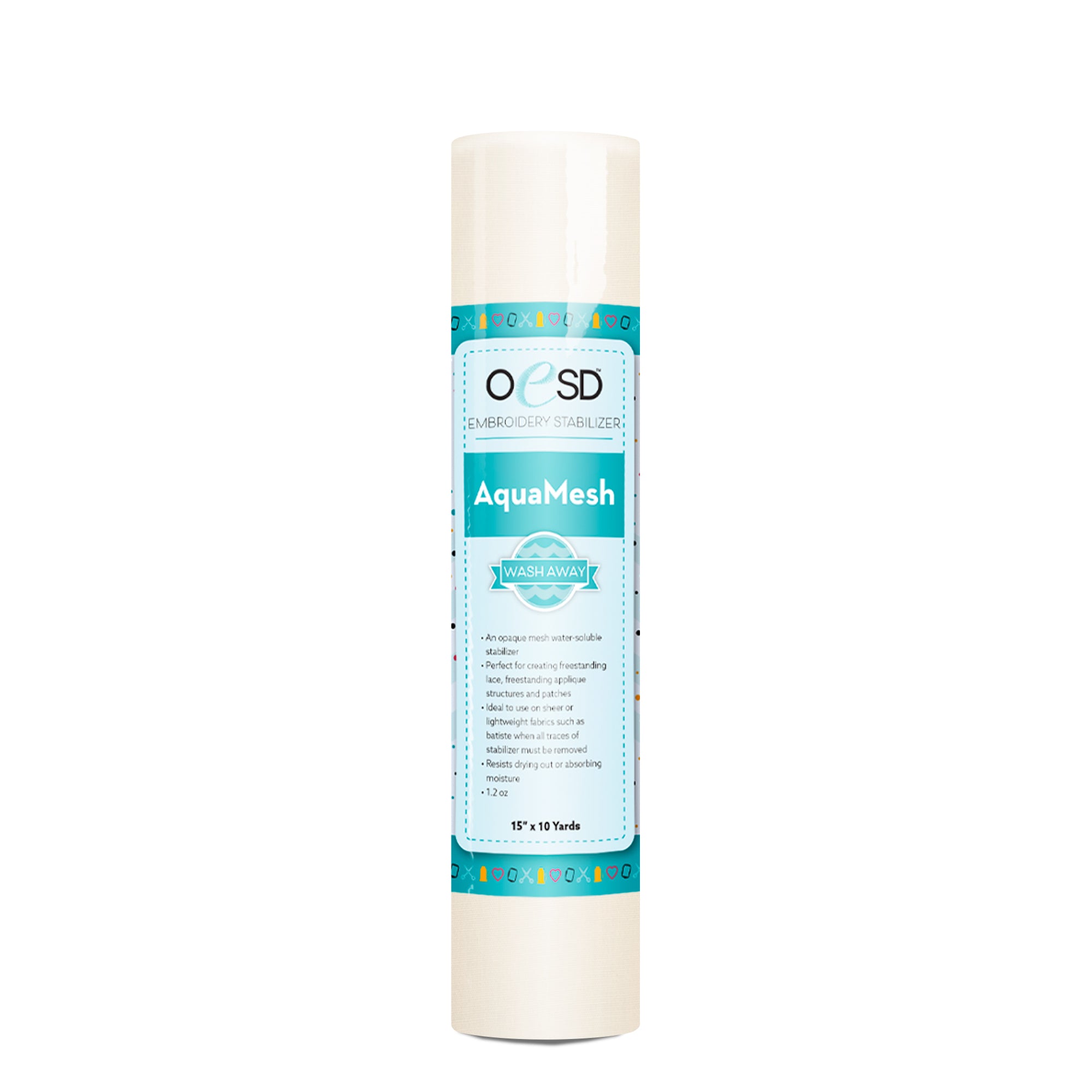 Roll of OESD AquaMesh on a white background