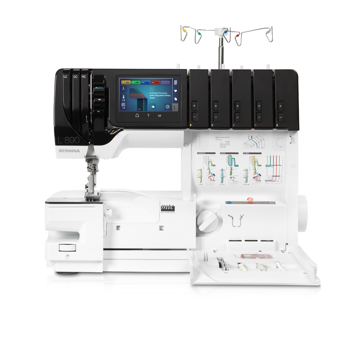 BERNINA L890 - Air-Threading Overlocker/Coverstitch Combo - Floor Model