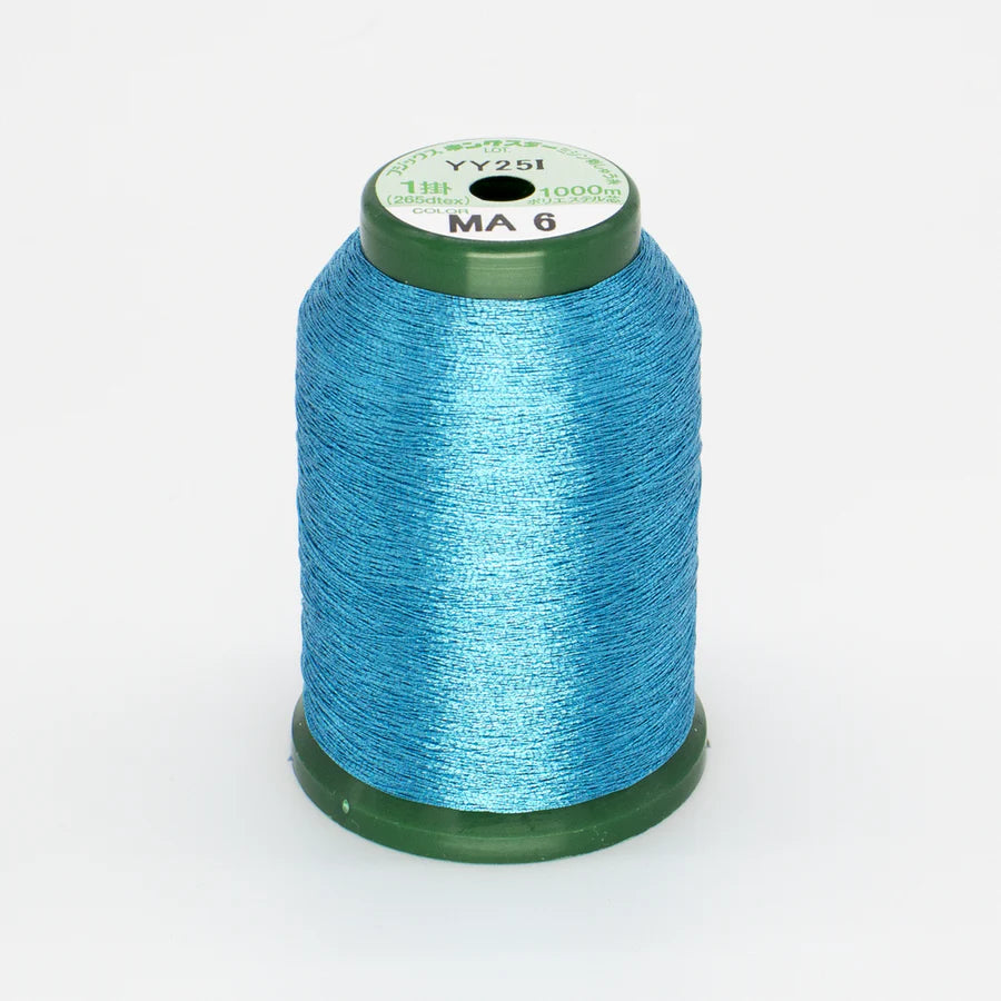 KingStar Metallic Embroidery Thread - Turquoise MA6
