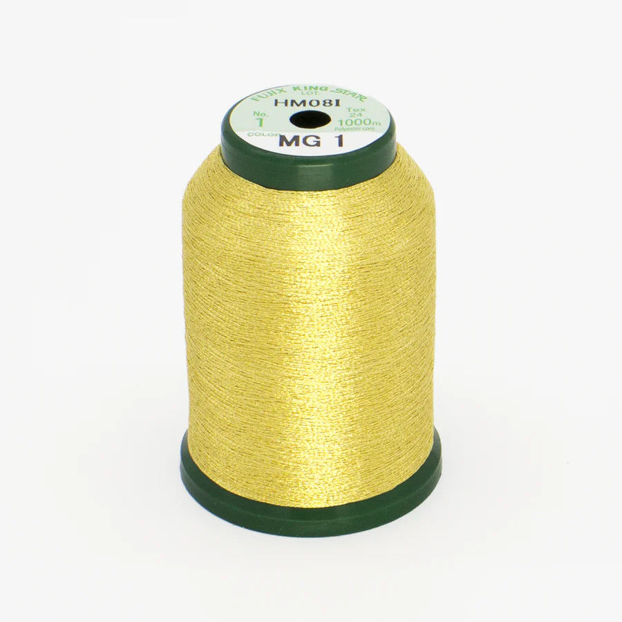 KingStar Metallic Embroidery Thread - Gold 2 MG1