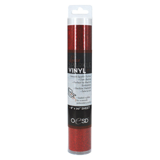 OESD - Luxe Sparkle Vinyl Red