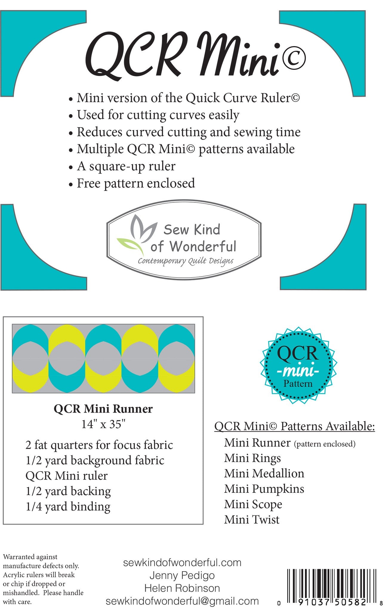 Sew Kind of Wonderful - QCR Mini