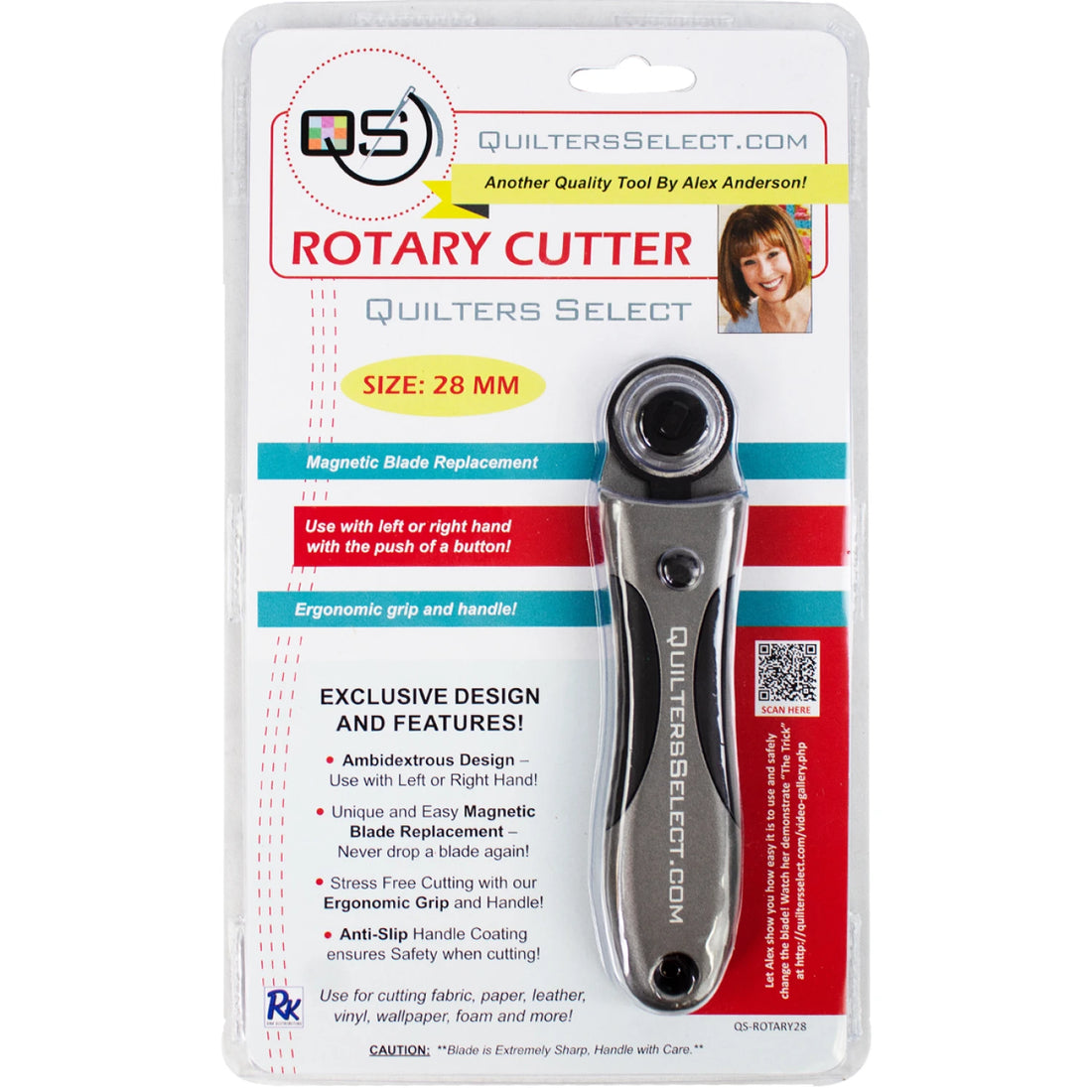 Quilters Select - Rotary Cutter 28mm