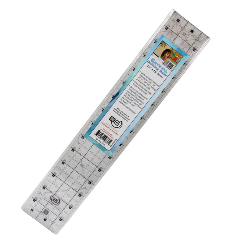 Quilters Select - 2.5" x 15" Crystal Clear Ruler