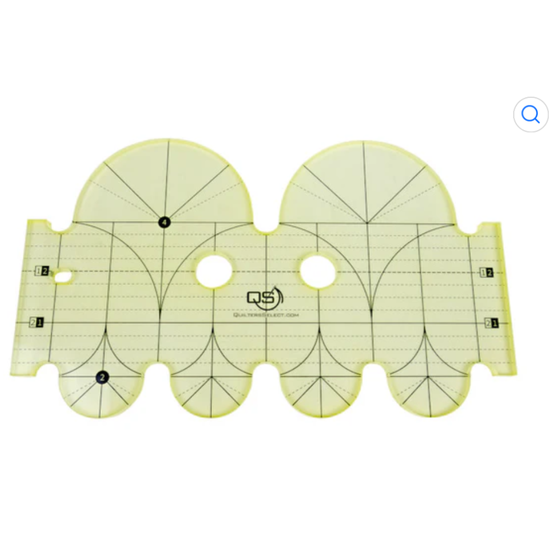 Quilters Select - Clamshell Longarm Rulers - CLOSEOUT
