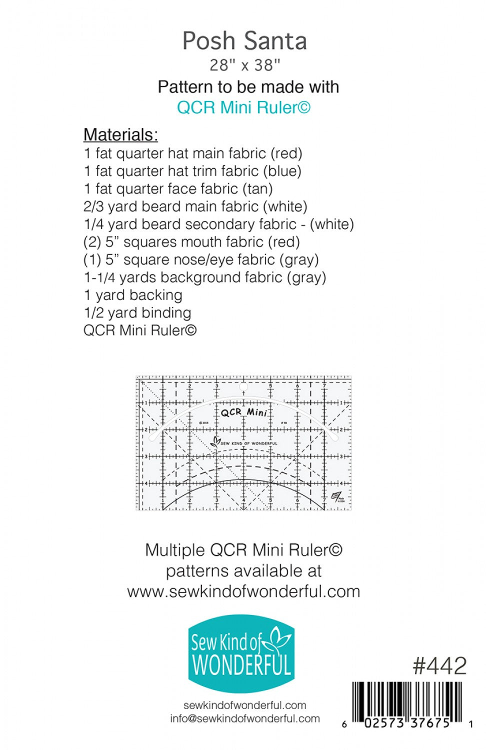 Sew Kind of Wonderful - Posh Santa