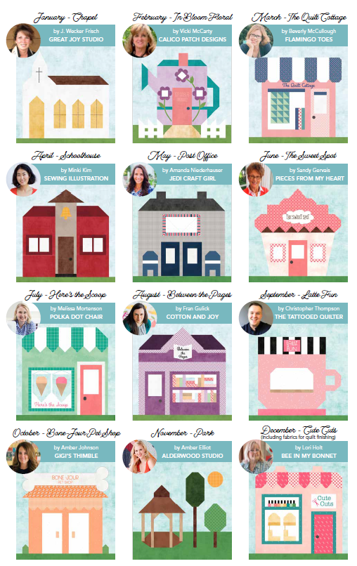 Riley Blake 2026 Kit of the Month - Our Town