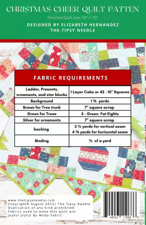 The Tipsy Needle - Christmas Cheer Quilt