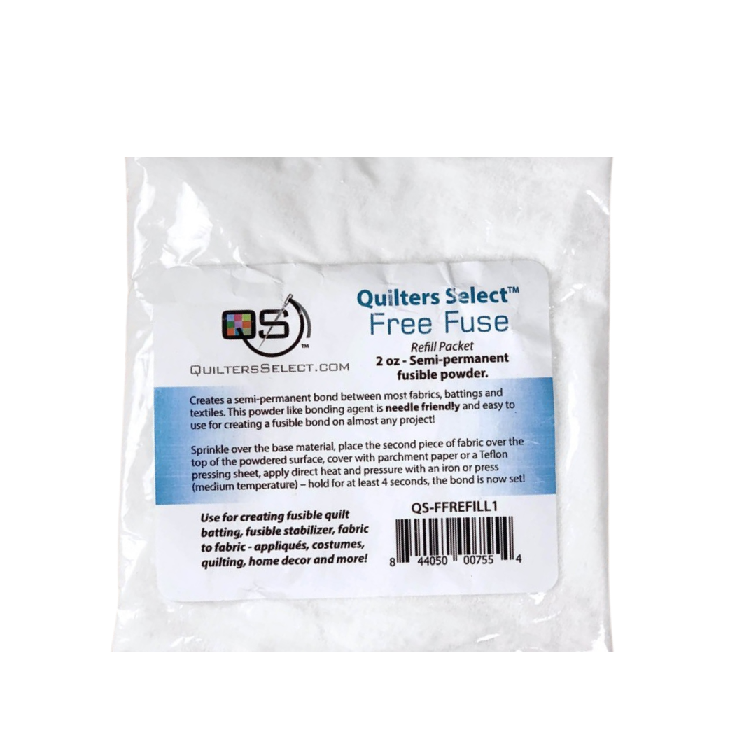 Quilters Select - Free Fuse Semi-Permanent Fusible Powder Refill
