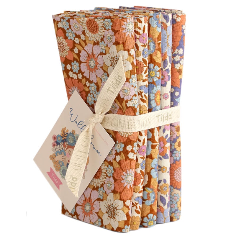 FQ Bundle - Tilda Wallflower Caramel/Thistle