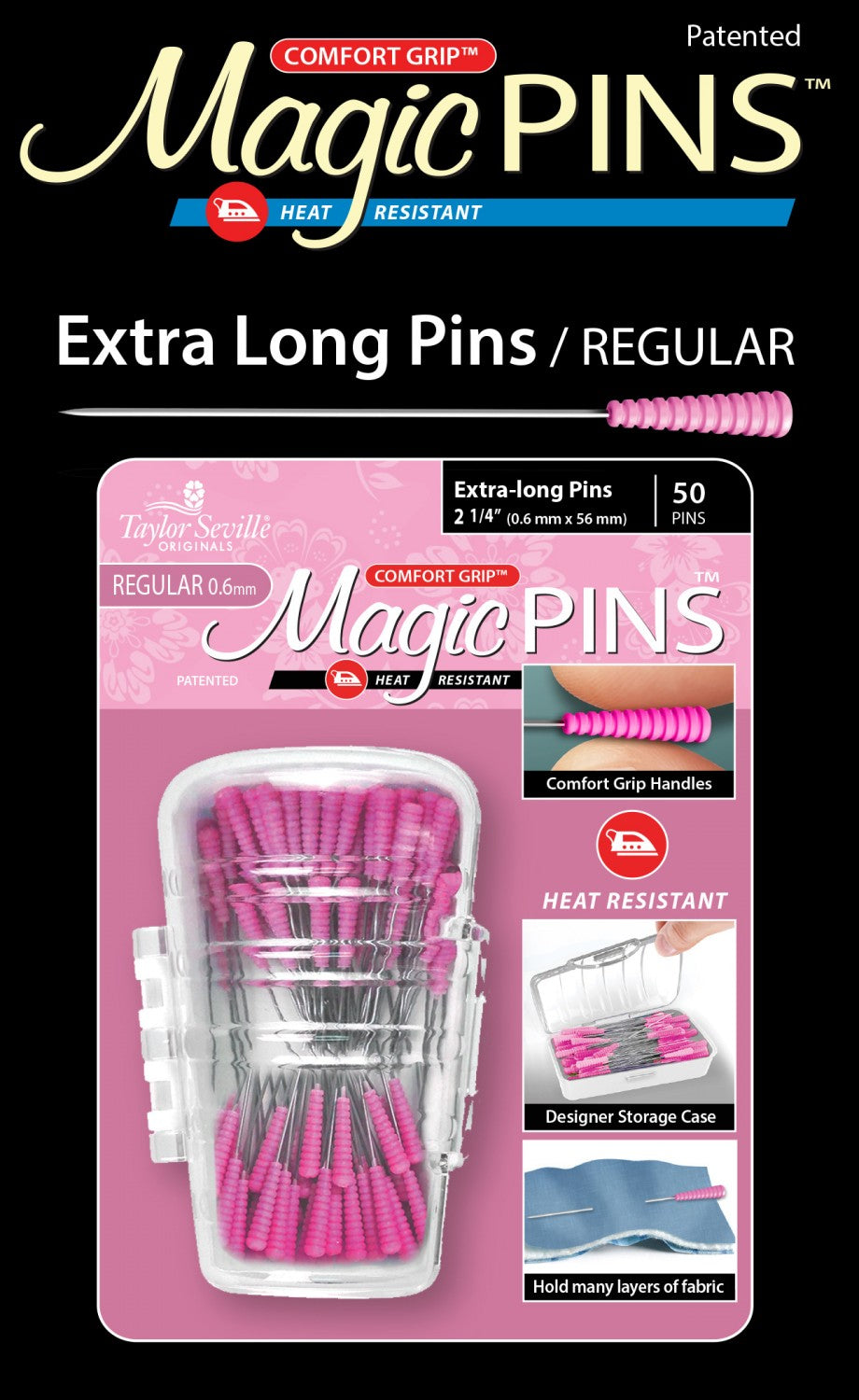 Magic Pins - Extra Long Regular 50pc