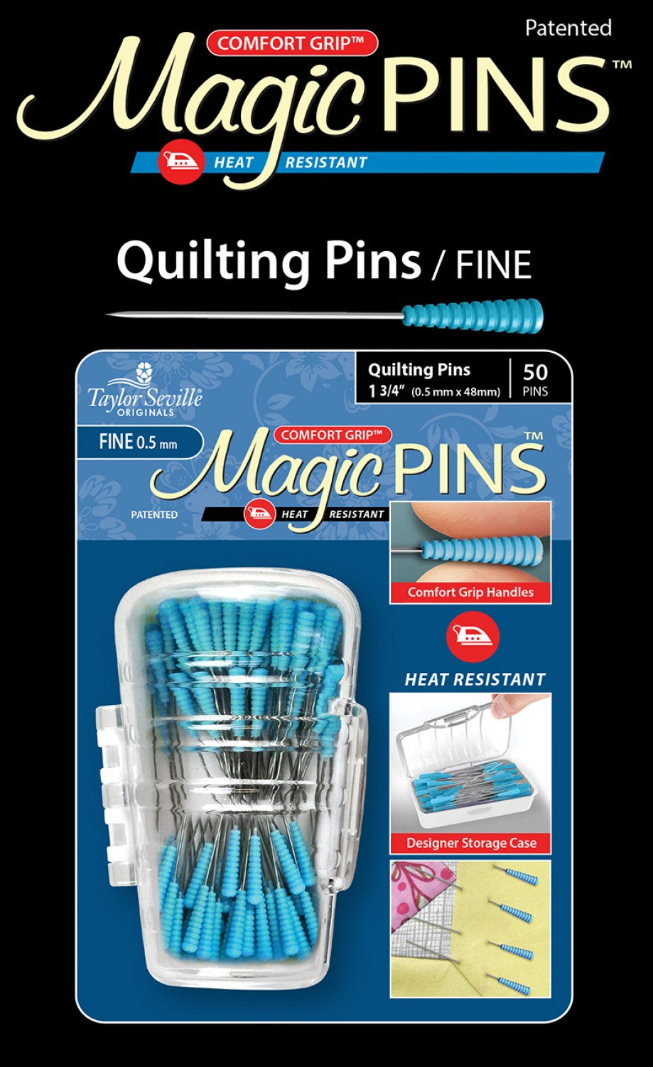 Magic Pins - Quilting Fine 50pc