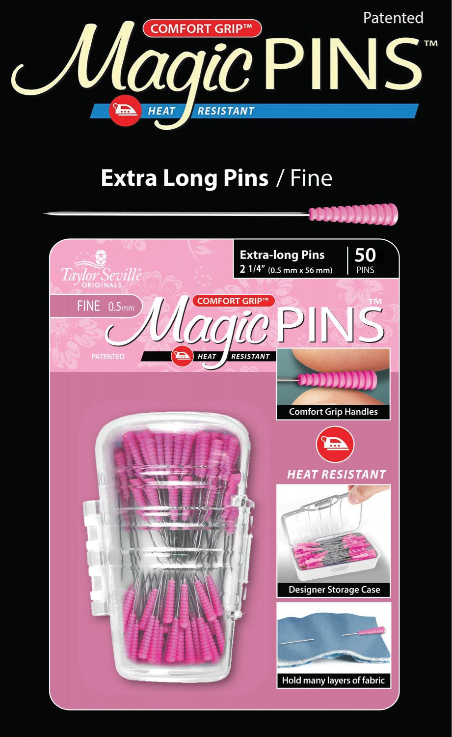 Magic Pins - Extra Long Fine 50pc