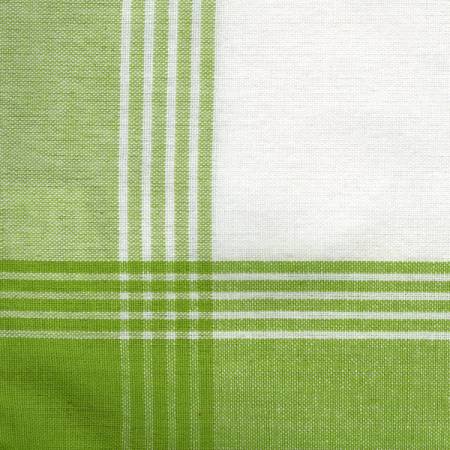 Tea Towel Blank - Lime Green &amp; White McLeod Stripe