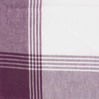 Tea Towel Blank - Purple &amp; White McLeod Stripe