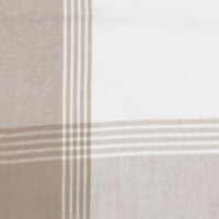 Tea Towel Blank - Taupe &amp; White McLeod Stripe