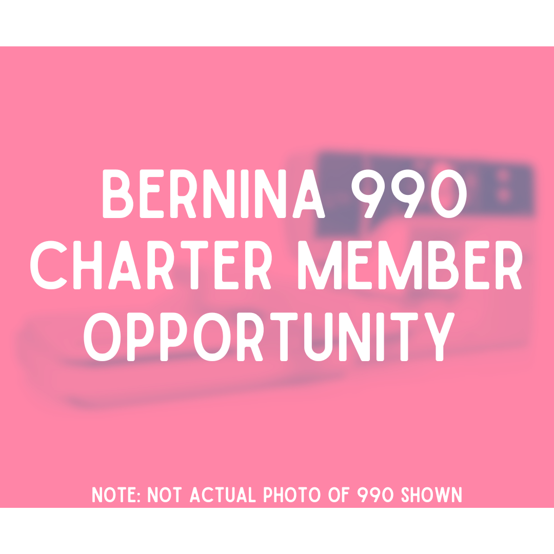 BERNINA 990 Charter Member