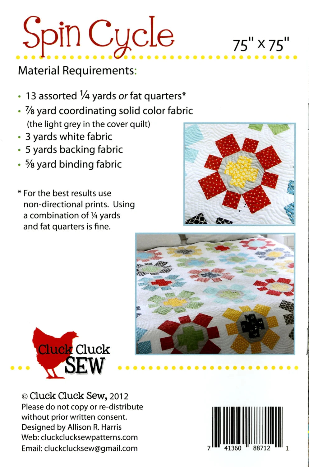 Cluck Cluck Sew - Spin Cycle