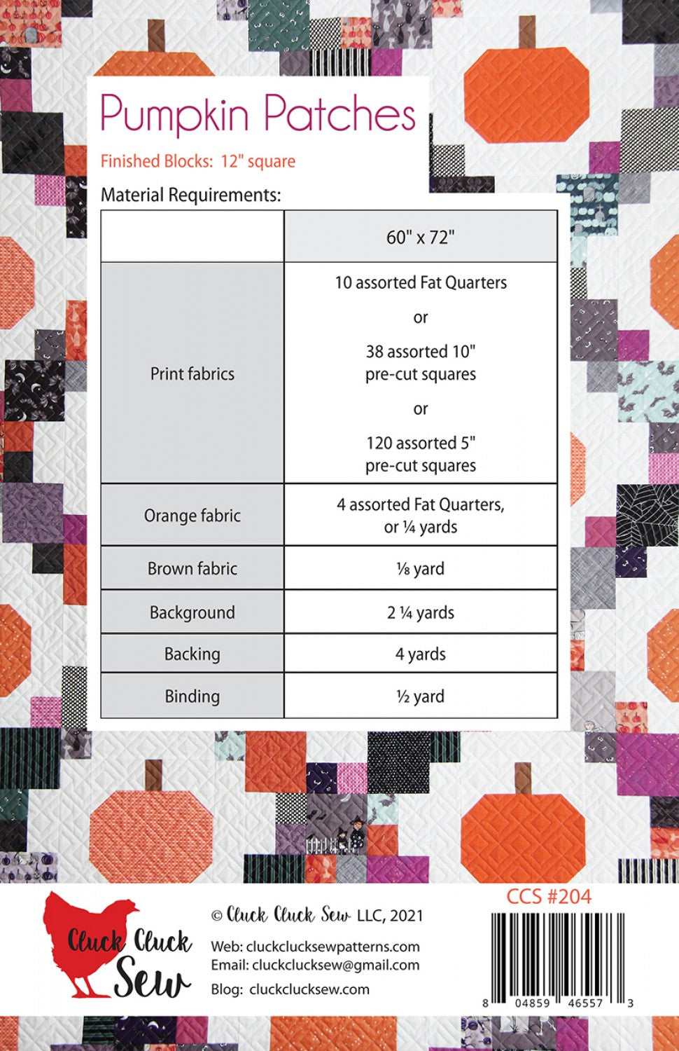 Cluck Cluck Sew - Pumpkin Patches