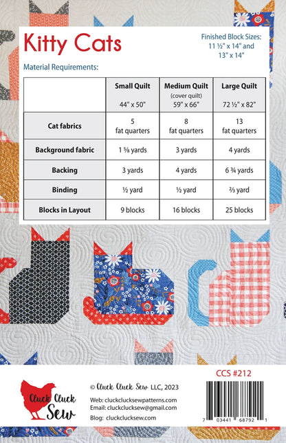 Cluck Cluck Sew - Kitty Cats