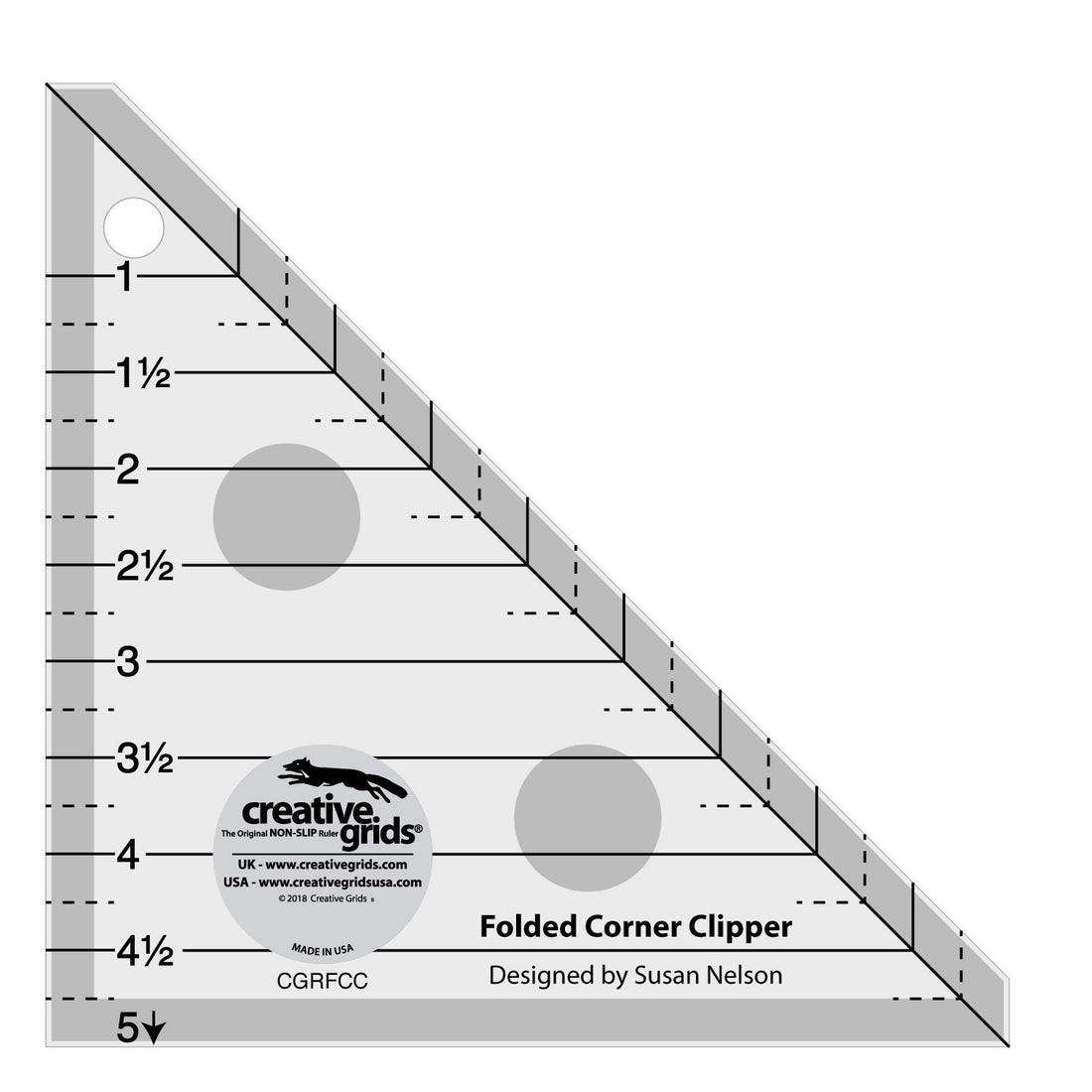 Creative Grids - Folded Corner Clipper Ruler