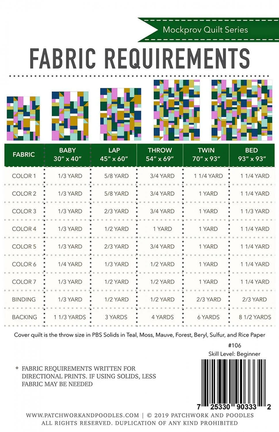 Patchwork &amp; Poodles - Concrete Jungle