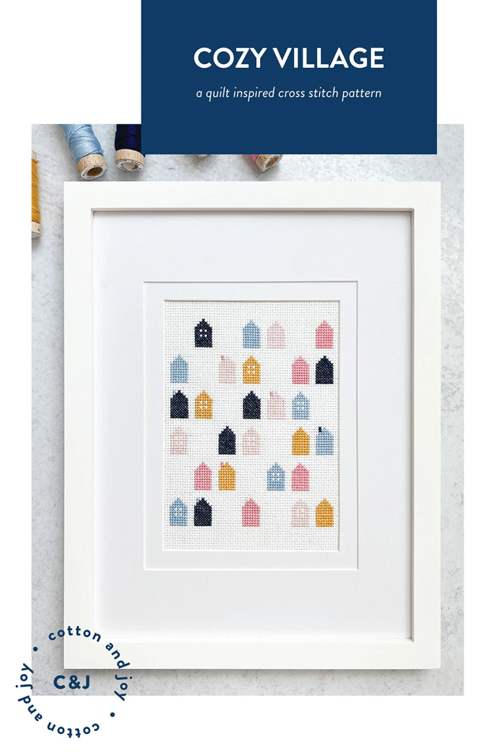 Cotton and Joy - Cozy Village Cross Stitch Pattern