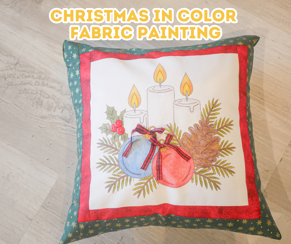 Christmas In Color:  Fabric Painting with Inktense