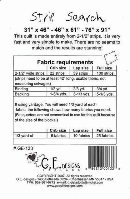 GE Designs - Strip Search