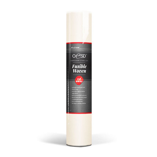 OESD - Fusible Woven CutAway White 12&quot; x 5yd