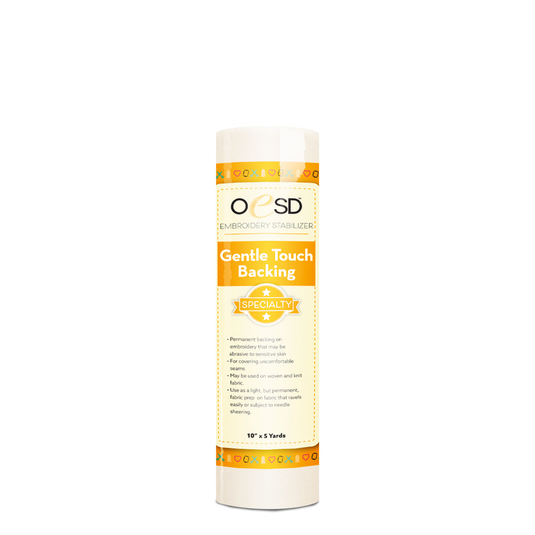 OESD Gentle Touch Backing roll on a white background