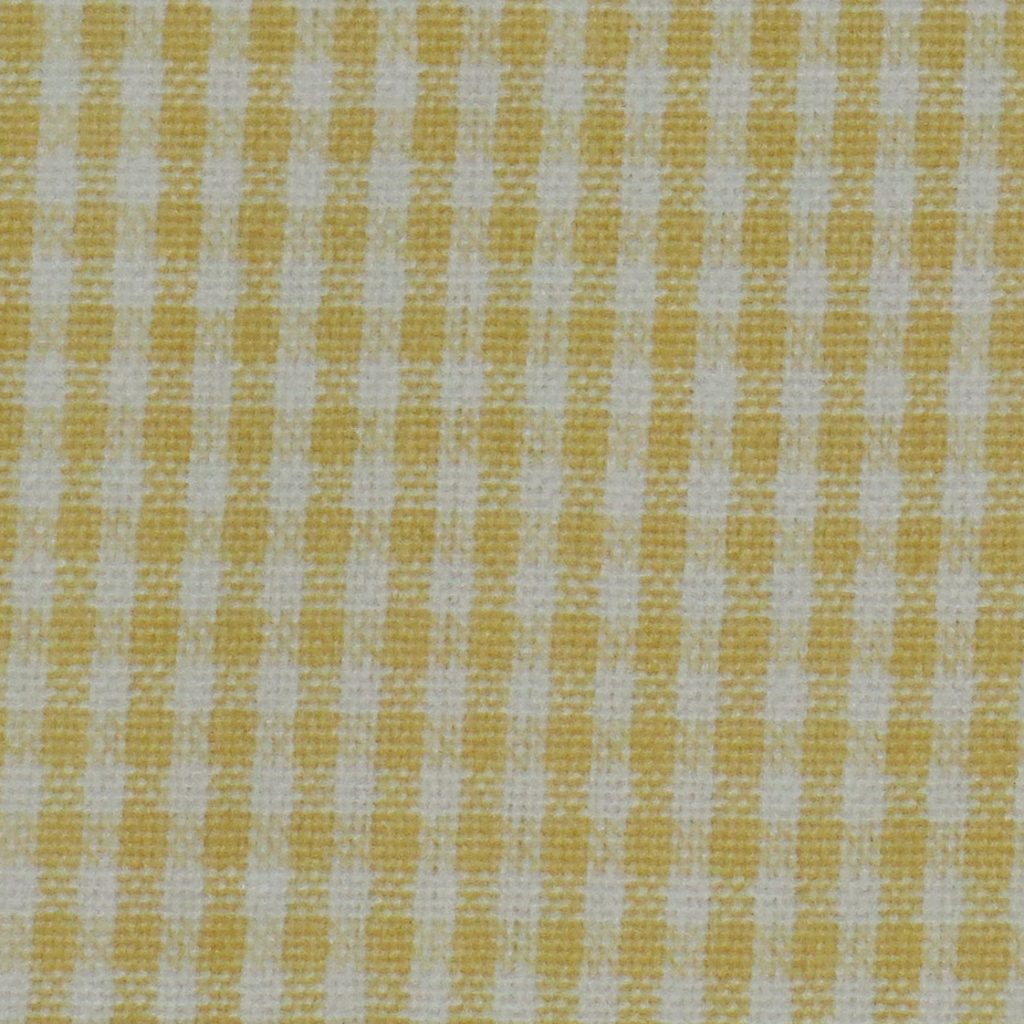 Tea Towel Blank - Yellow Mini Check