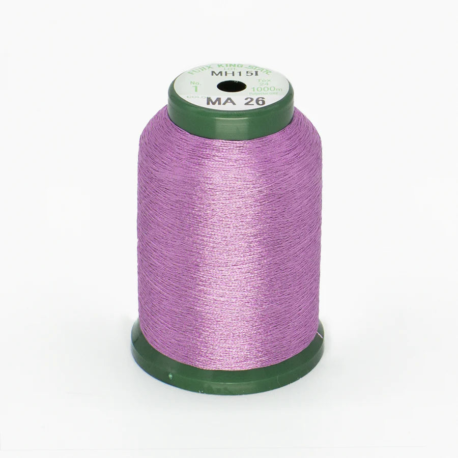 KingStar Metallic Embroidery Thread - Light Purple MA26
