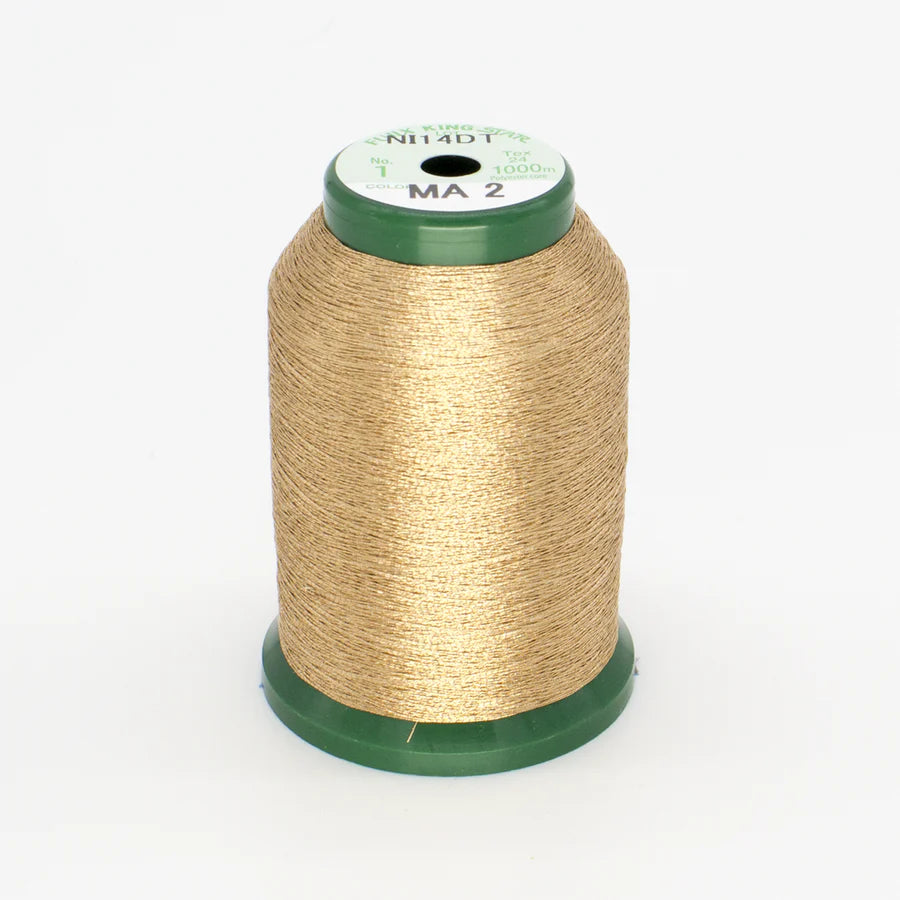 KingStar Metallic Embroidery Thread - Copper MA2