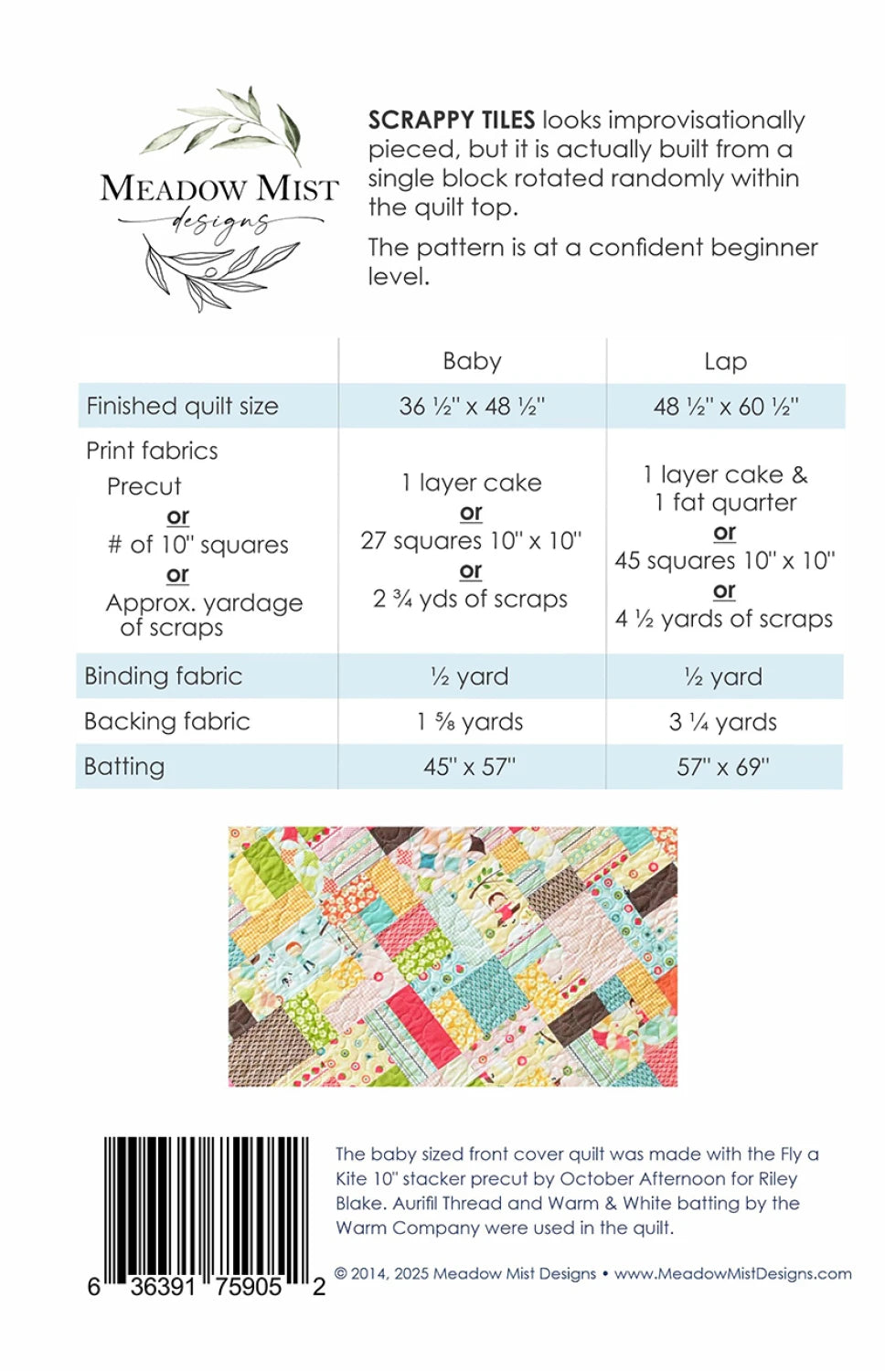 Meadow Mist Designs - Scrappy Tiles