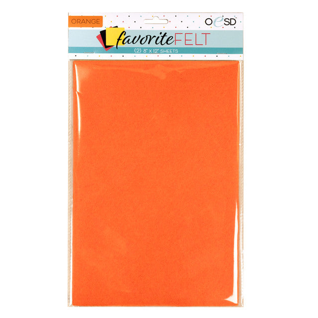 OESD - Favorite Felt Orange