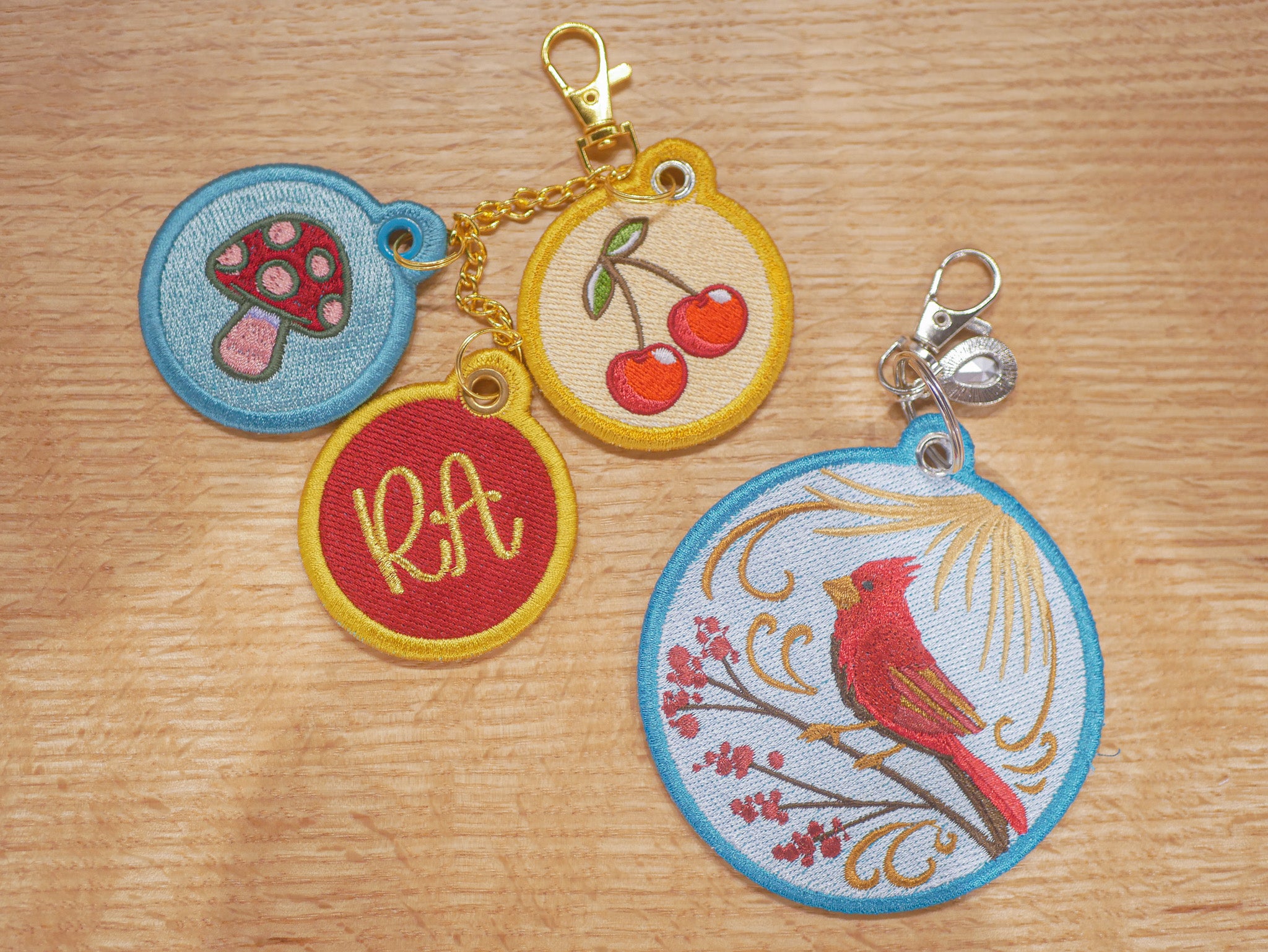 Charm School: Embroidered Charms &amp; Patches