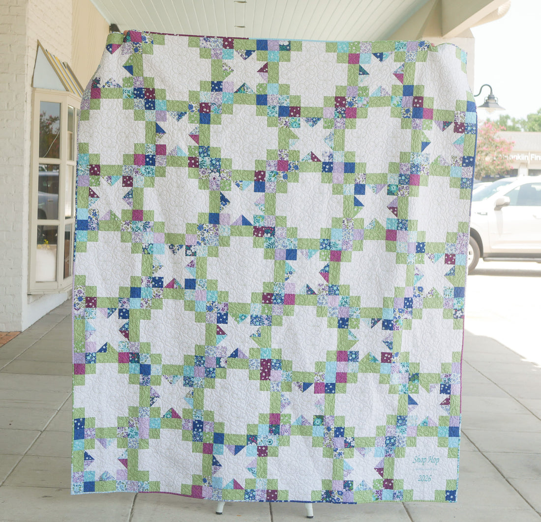 Shop Hop - Quilt Kit (Green Chain) - DEPOSIT ONLY