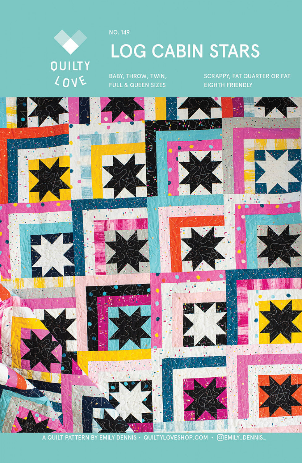 Quilty Love - Log Cabin Stars