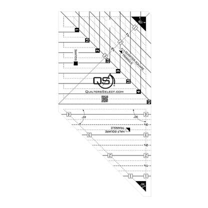 Quilters Select - 3 in 1 Mini Combo Ruler