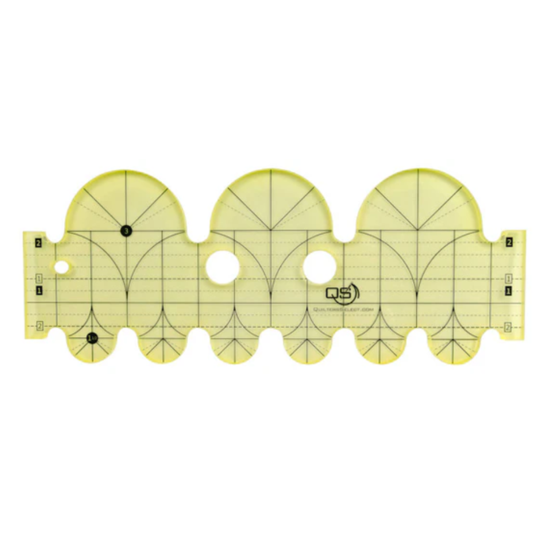 Quilters Select - Clamshell Longarm Rulers - CLOSEOUT
