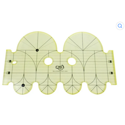 Quilters Select - Clamshell Longarm Rulers - CLOSEOUT