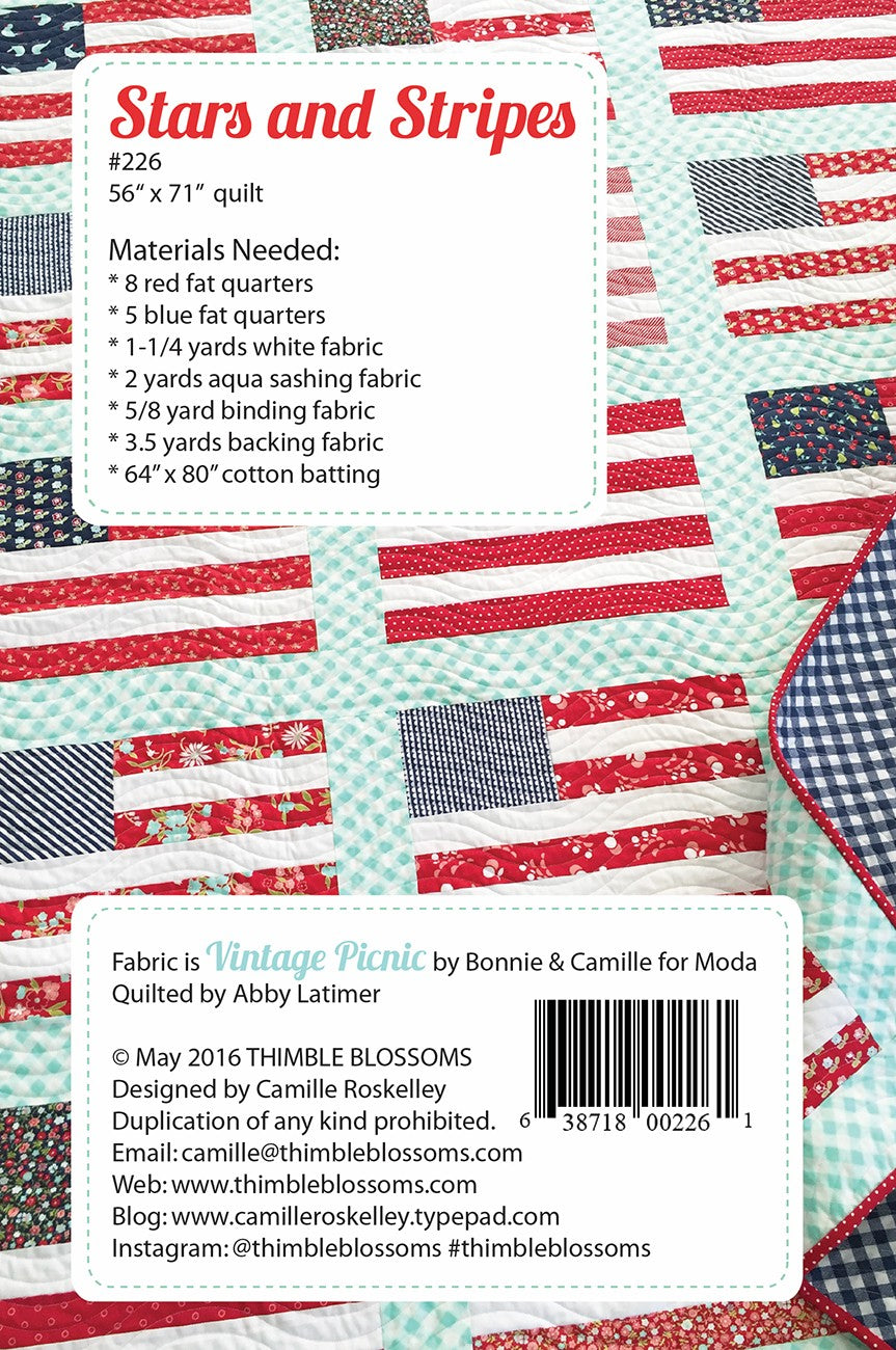 Thimble Blossoms - Stars and Stripes