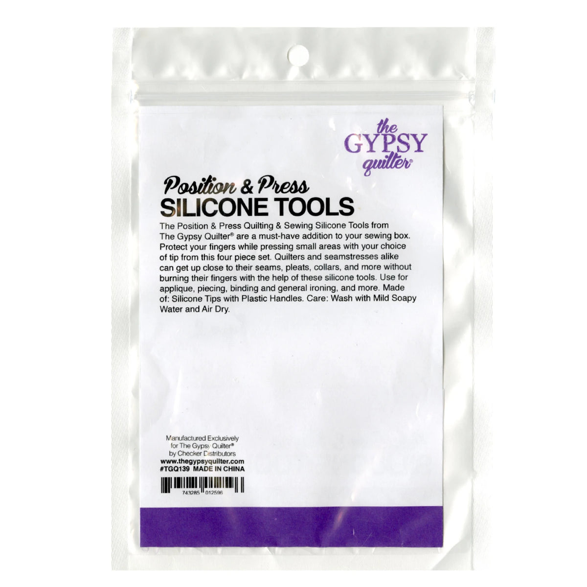 The Gypsy Quilter - Position &amp; Press Silicone Tools