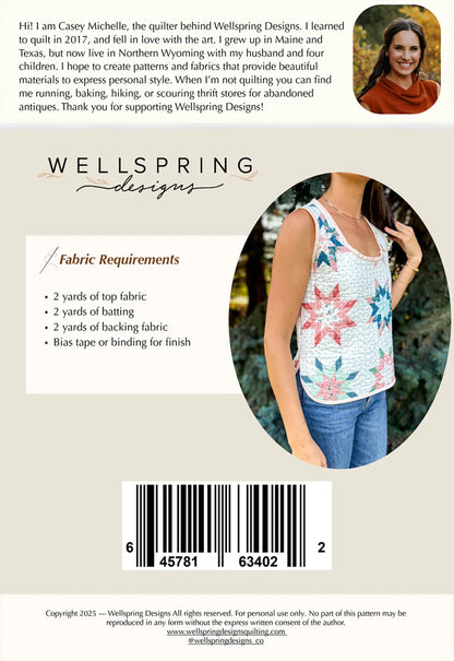 Wellspring Design - Quilted Tank Top